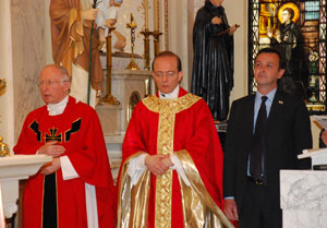 Fathe Lydio Tomasi, Monsignor Marco Sprizzi, Minister Sebastiani Cardi